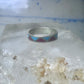 Zuni ring wedding band  sterling silver turquoise coral chips size 9.50 men women