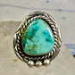 Navajo ring large turquoise vintage sterling silver size 11 women men