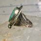 Navajo ring large turquoise vintage sterling silver size 11 women men