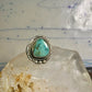 Navajo ring large turquoise vintage sterling silver size 11 women men
