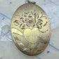 Vintage Gold Filled Heart & Floral Engraved Photo Locket Pendant - 1 1/2"