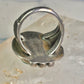 Navajo ring large turquoise vintage sterling silver size 11 women men