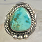 Navajo ring large turquoise vintage sterling silver size 11 women men