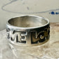 Love ring size 11.25 Love Band sterling silver women men