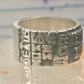 Love Ring Valentine words band size 7.75 sterling silver women girls