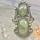 Navajo Ring green turquoise size 5.5 sterling silver women girls