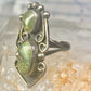 Navajo Ring green turquoise size 5.5 sterling silver women girls