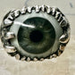 Eye ring hand holding eyes band size 5.50 sterling silver women