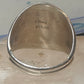 Navajo ring blue lapis lazuli band vintage sterling silver size 13.50 women men