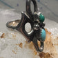 Navajo Sandcast Ring Turquoise size 5 sterling silver women girl