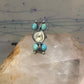 Navajo Watch Ring Turquoise size 5 sterling silver women