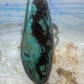 Vintage Sterling Silver Navajo FG Long Matrix Turquoise Ring Size 7.50 925
