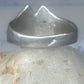 Vintage Sterling Silver Playboy Bunny Inlay Ring - Size 10.5 925
