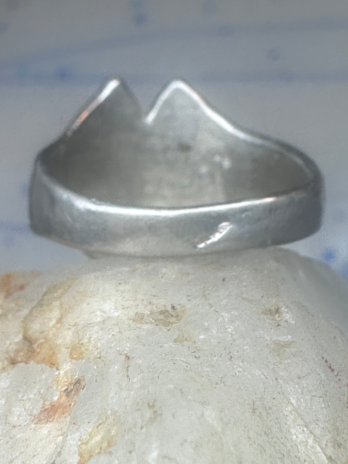 Vintage Sterling Silver Playboy Bunny Inlay Ring - Size 10.5 925