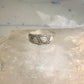 Black Hills Gold ring leaves wedding band sterling silver size 14.75 WM Wheeler Mfg