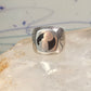 Wolf ring Southwest barking at the moon biker band  size 6.50 women men