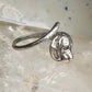 Dog ring puppy band sterling silver size 7 boys girls women