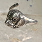 Dog ring puppy band sterling silver size 7 boys girls women
