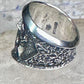 Kevin Yazzie Ring Navajo Arrow Tufa band sterling silver size 9.25 women men