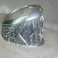 Kevin Yazzie Ring Navajo Arrow Tufa band sterling silver size 9.25 women men