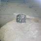 Kevin Yazzie Ring Navajo Arrow Tufa band sterling silver size 9.25 women men