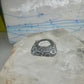 Vintage Dian Malouf Sterling Silver Floral Repousse Dome Ring Flower Garden Statement Size 6 925