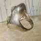 Navajo Snake ring turquoise coral band size 11.50 sterling silver women men