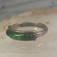 Navajo Malachite ring size 6 southwest band sterling silver women girls