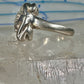 Frog ring toad band size 5.7 sterling silver women boys girls pinky