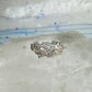 Vintage Sterling Silver 12K Gold Black Hills Gold Style Grape Leaf Ring Band Size 7 925