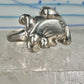 Frog ring toad band size 5.7 sterling silver women boys girls pinky