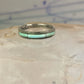 Navajo Turquoise ring size 7.25 southwest band sterling silver women girls