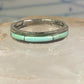Navajo Turquoise ring size 7.25 southwest band sterling silver women girls