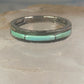 Navajo Turquoise ring size 7.25 southwest band sterling silver women girls