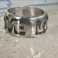 Love ring Valentine Wide band by Bell size 5 sterling silver women boys girls pinky