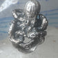 Octopus Ring Ocean brutalist  band sterling silver size 6 women