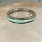 Navajo Turquoise ring size 7.25 southwest band sterling silver women girls