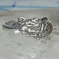Vintage Sterling Silver 12K Gold Black Hills Gold Style Grape Leaf Ring Size 2.75 - 3 925