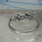 Vintage Sterling Silver 12K Gold Black Hills Gold Style Grape Leaf Ring Size 2.75 - 3 925
