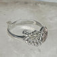 Vintage Sterling Silver 12K Gold Black Hills Gold Style Grape Leaf Ring Size 2.75 - 3 925