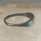Navajo Turquoise ring size 5.75 stacker band southwest sterling silver women girls