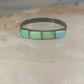 Navajo Turquoise ring size 5.75 stacker band southwest sterling silver women girls