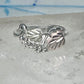 Vintage Sterling Silver 12K Gold Black Hills Gold Style Grape Leaf Ring Size 2.75 - 3 925
