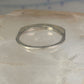 Navajo Coral ring size 7.5 stacker band southwest sterling silver women girls
