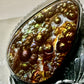 Fire Agate ring size 10 Navajo squash blossom sterling silver women