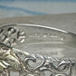 Vintage Sterling Silver 12K Gold Black Hills Gold Style Rose Filigree Ring Band Size 8 925