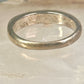 Navajo Turquoise ring size 7.75 stacker band southwest sterling silver women girls