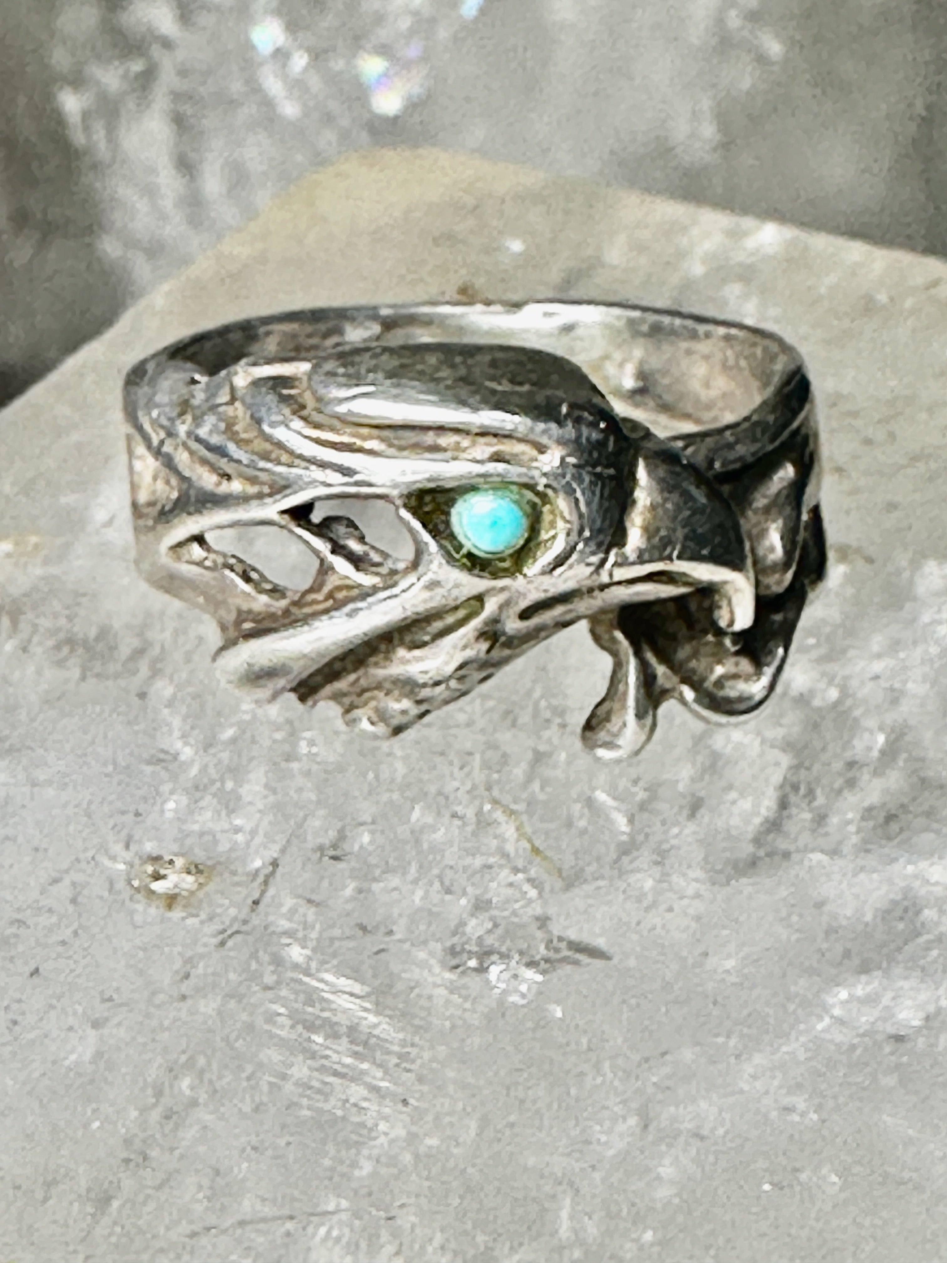 Turquoise eagle store ring