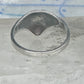Vintage Sterling Silver Onyx Inlay Alien Futuristic Face Sunglasses Ring Size 6 925