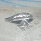 Vintage Sterling Silver Onyx Inlay Alien Futuristic Face Sunglasses Ring Size 6 925